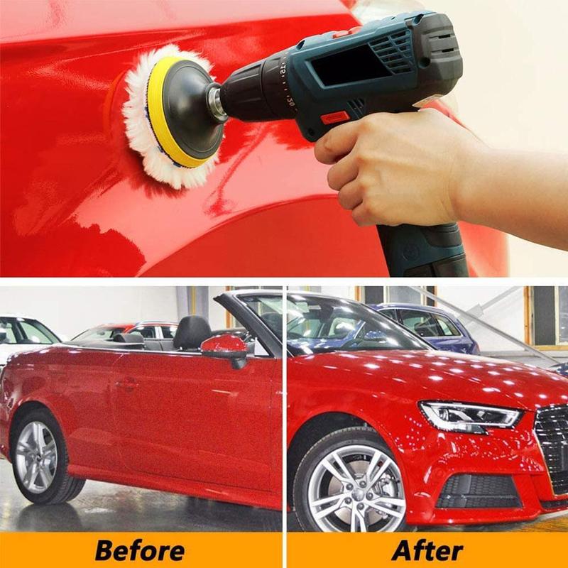 Universal Car Polish Pad 7 62 10 For M10 M14 Soft Wool Machine Waxing Polisher