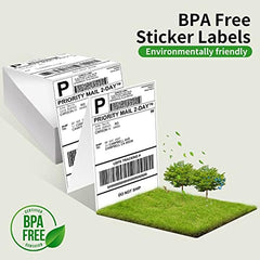 500 Thermal Label Paper Labels 10x15 Permanent Adhesive