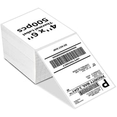 500 Thermal Label Paper Labels 10x15 Permanent Adhesive