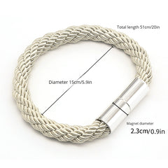 Thick Rope Magnetic Curtain Binding Tieback Modern Magnet Curtain Buckle