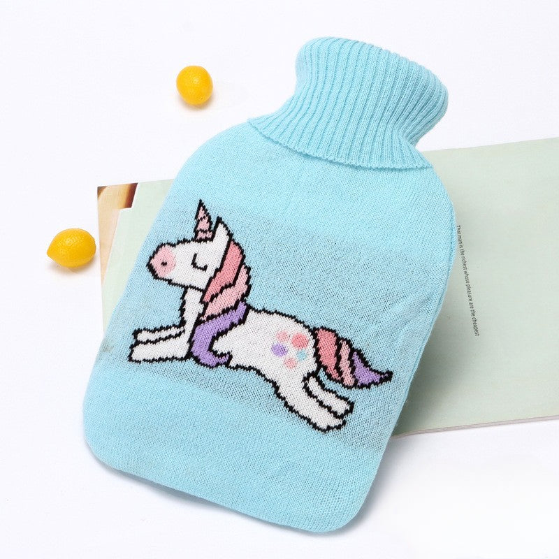 Warm Hand Bag for Outdoor Camping Portable Hot Water Bag Winter Plush