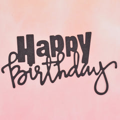 1pc Happy Birthday Words Letter Metal Cutting Dies for DIY Scrapbooking