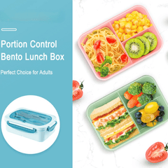 Leakproof Square Lunch Box Microwave Safe for Office and School