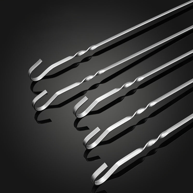 Stainless Steel BBQ Skewers for Outdoor Camping & BBQ