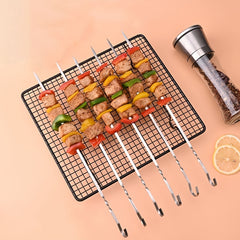 Stainless Steel BBQ Skewers for Outdoor Camping & BBQ