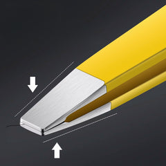 4Pcs Tweezers Set with Leather Case