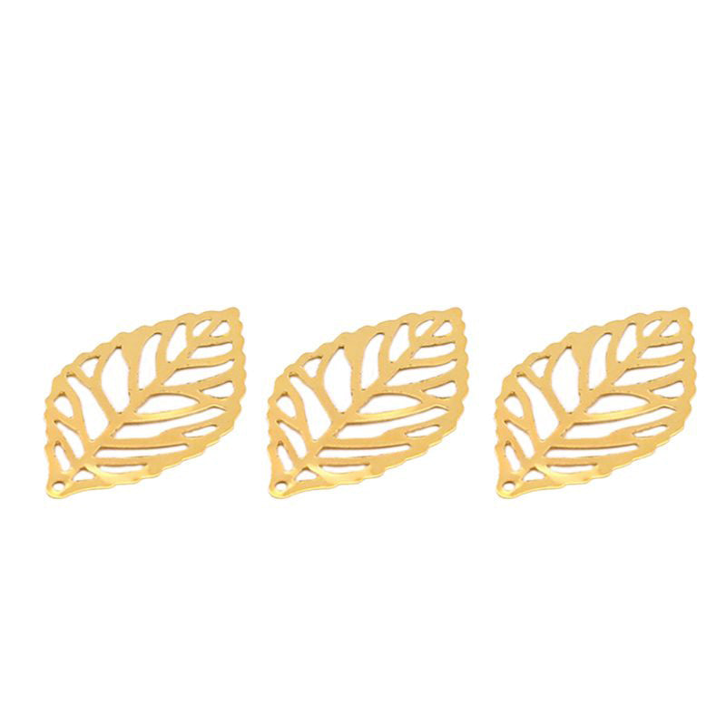 50pcs Metal Flower Frame Pendant Charm DIY UV Resin Necklace Jewelry