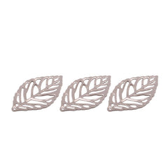 50pcs Metal Flower Frame Pendant Charm DIY UV Resin Necklace Jewelry