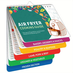 Air Fryer Cooking Guide Magnet & Booklet Combo Set