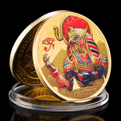 Eye of Horus Souvenir Golden Plated Collectible Coin 10pcs