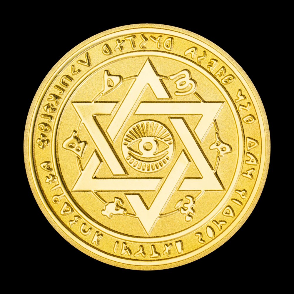 Eye of Horus Souvenir Golden Plated Collectible Coin 10pcs
