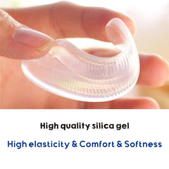 Heel & Forefoot Cushions Set - Transparent Silicone Gel Foot Care Protector