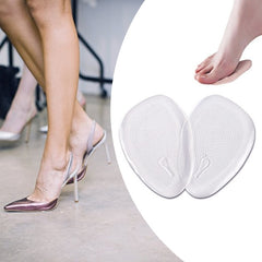 Heel & Forefoot Cushions Set - Transparent Silicone Gel Foot Care Protector