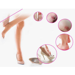 Heel & Forefoot Cushions Set - Transparent Silicone Gel Foot Care Protector