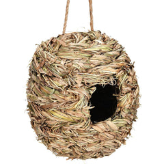 Hand Woven Humming Bird House Outdoor Hanging Birdhouse Nest Garden Yard Lawn