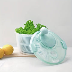 Salad Spinner Vegetable Basket Washer Dry Drain Rotary Handle Kitchen Stuff