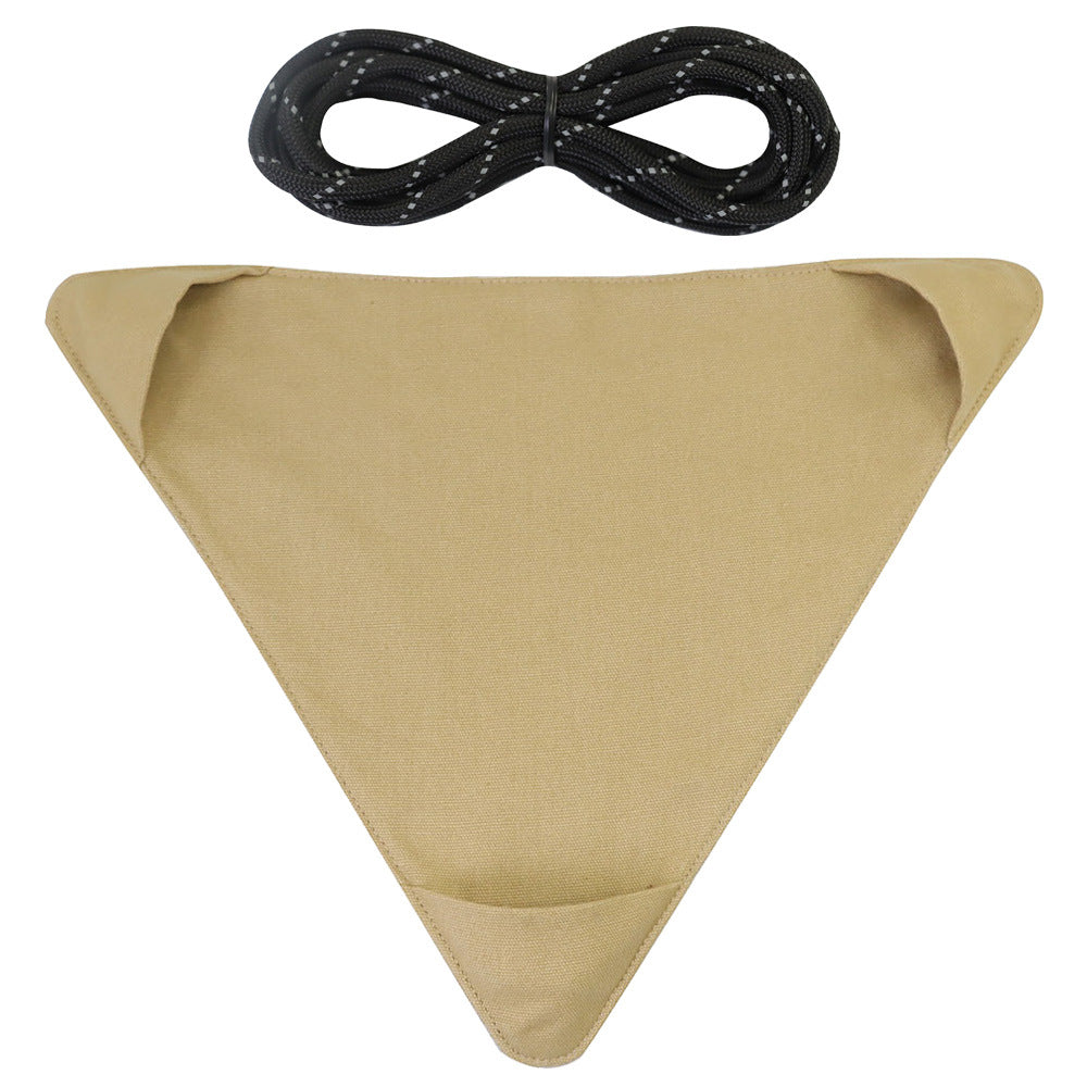 Outdoor Triangular Stool Cloth Waterproof Canvas Portable for Camping