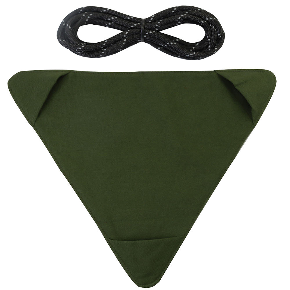 Outdoor Triangular Stool Cloth Waterproof Canvas Portable for Camping