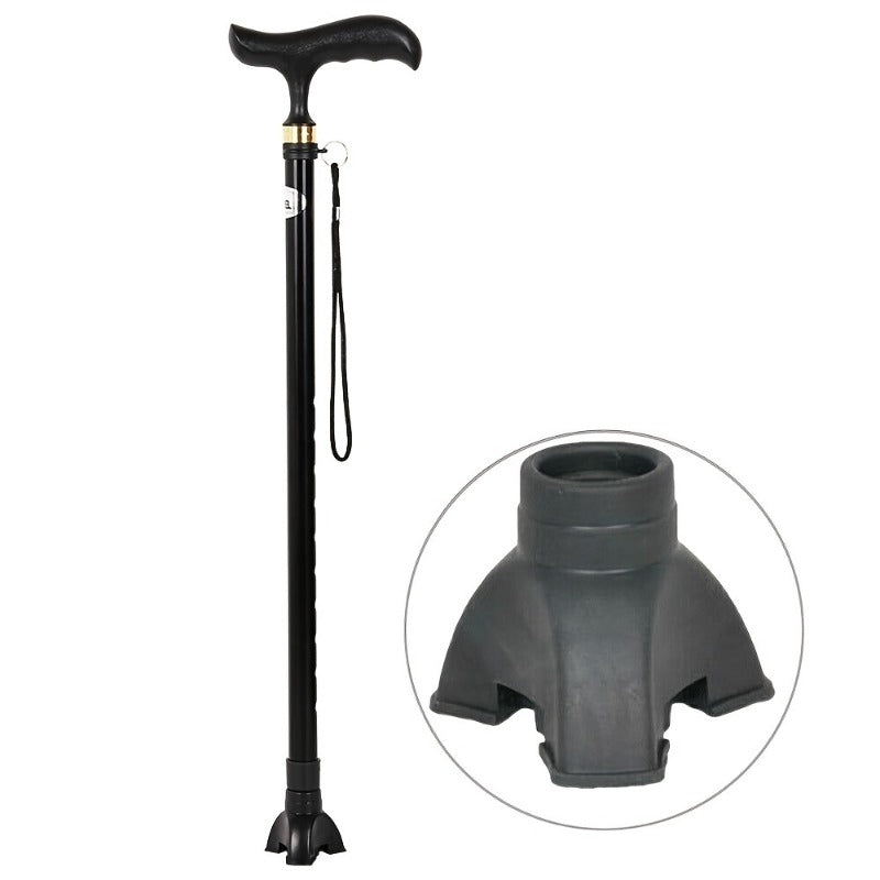 Crutches Foot Pads Silicone Non-slip Wear-resistant Accessories
