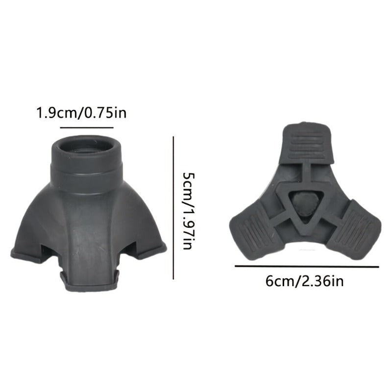 Crutches Foot Pads Silicone Non-slip Wear-resistant Accessories