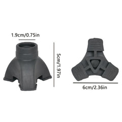 Crutches Foot Pads Silicone Non-slip Wear-resistant Accessories