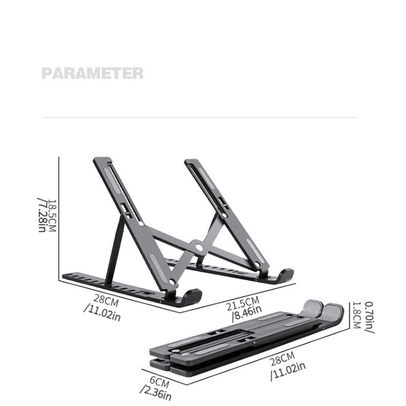 Laptop Stand Folding Cooling ABS Plastic Stand Portable