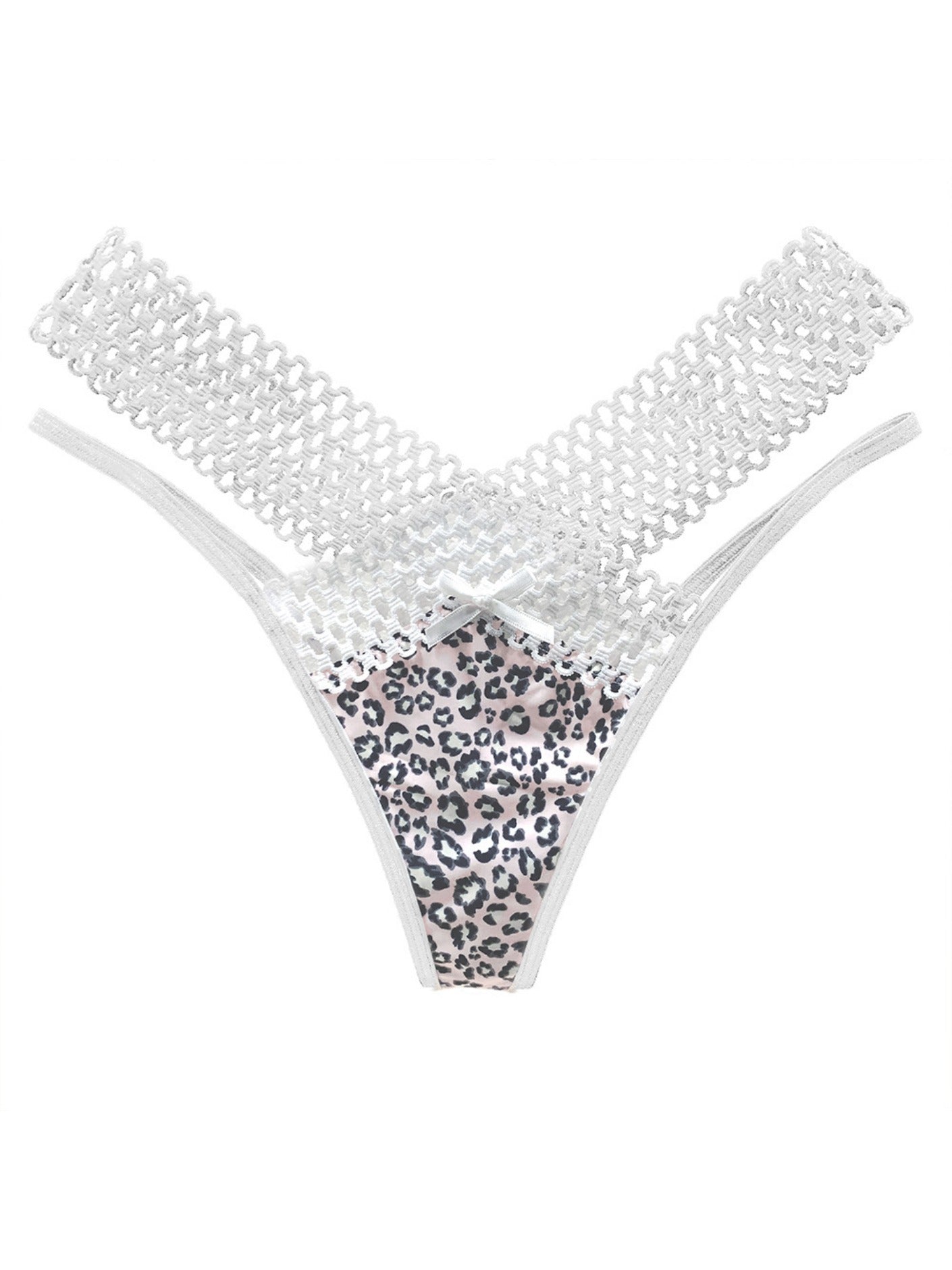 Leopard Print Thongs Sexy Low Waist Panties