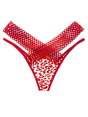 Leopard Print Thongs Sexy Low Waist Panties