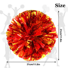2pcs Cheering Poms Handheld Props Dancing Supplies