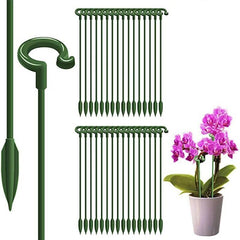 5pcs Plastic Plant Supports Stakes Flower Stand Sticks Garden Fixing Tool