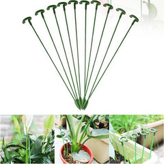5pcs Plastic Plant Supports Stakes Flower Stand Sticks Garden Fixing Tool