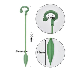 5pcs Plastic Plant Supports Stakes Flower Stand Sticks Garden Fixing Tool