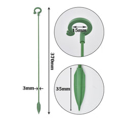 5pcs Plastic Plant Supports Stakes Flower Stand Sticks Garden Fixing Tool