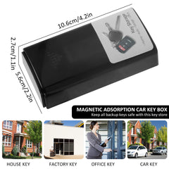 Magnetic Key Box Durable Plastic Key Cases Strong Magnets