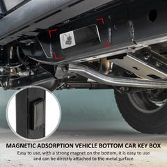 Magnetic Key Box Durable Plastic Key Cases Strong Magnets