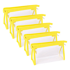 5pcs Clear Makeup Bag Zipper Cosmetic Pouch Travel Organizer Tool Pouch