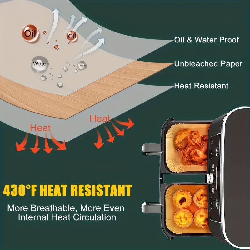 50-100 Disposable Air Fryer Liners Paper 13 X 21 - Oven Accessories