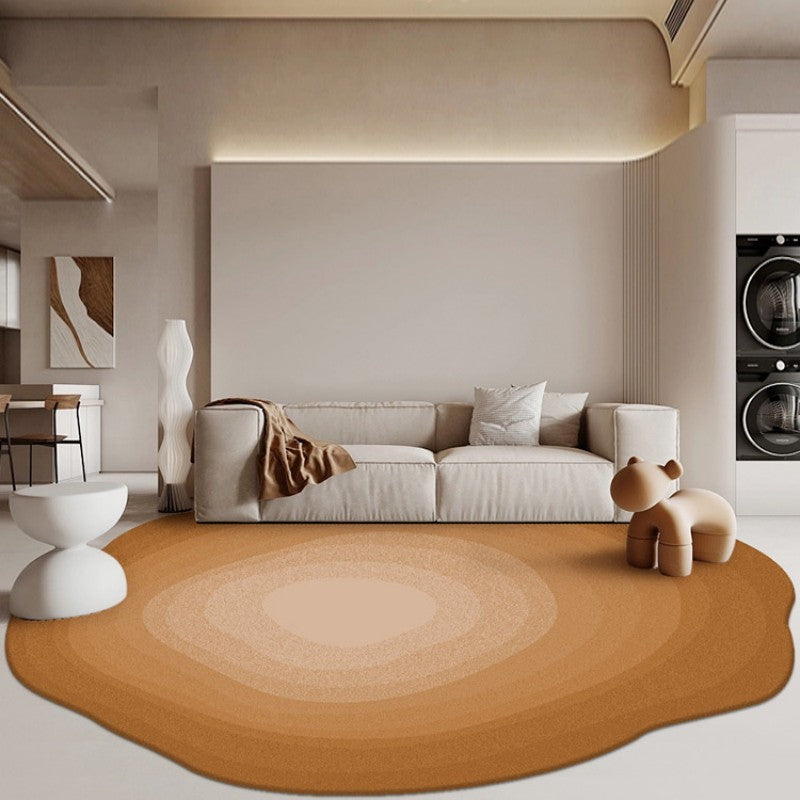 Modern Minimalist Carpets Living Room Plush Carpet Irregular Shape