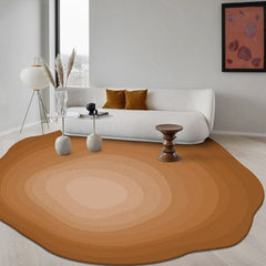 Modern Minimalist Carpets Living Room Plush Carpet Irregular Shape