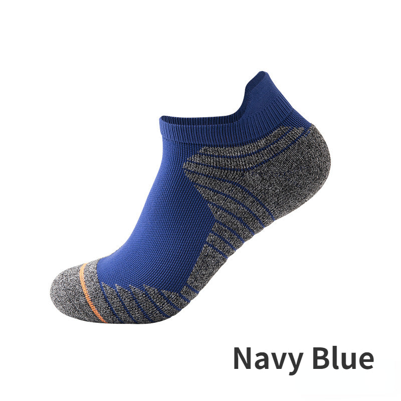 Men's Low Calf Basketball Socks, Thickened Casual Wear