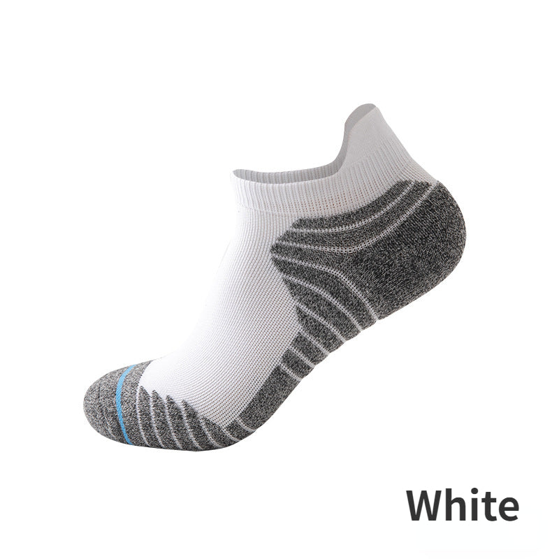 Men's Low Calf Basketball Socks, Thickened Casual Wear