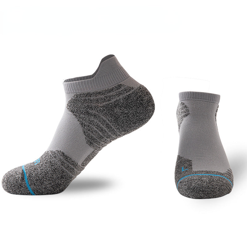 Men's Low Calf Basketball Socks, Thickened Casual Wear