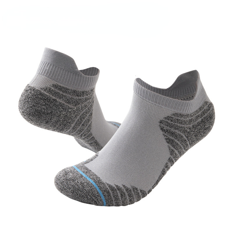 Men's Low Calf Basketball Socks, Thickened Casual Wear