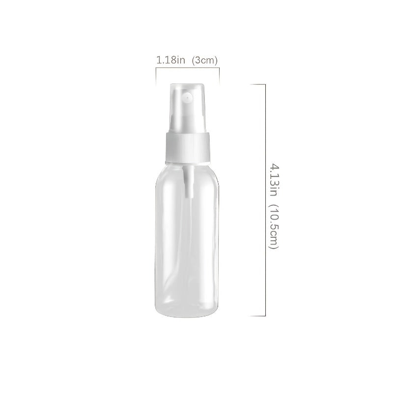 3pcs Fine Mist Spray Bottles Portable Refillable Liquid Containers