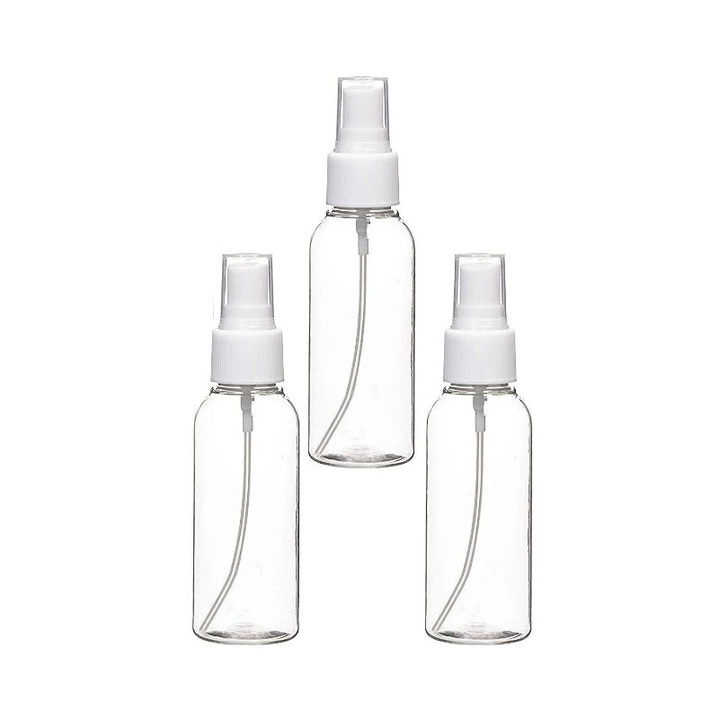 3pcs Fine Mist Spray Bottles Portable Refillable Liquid Containers