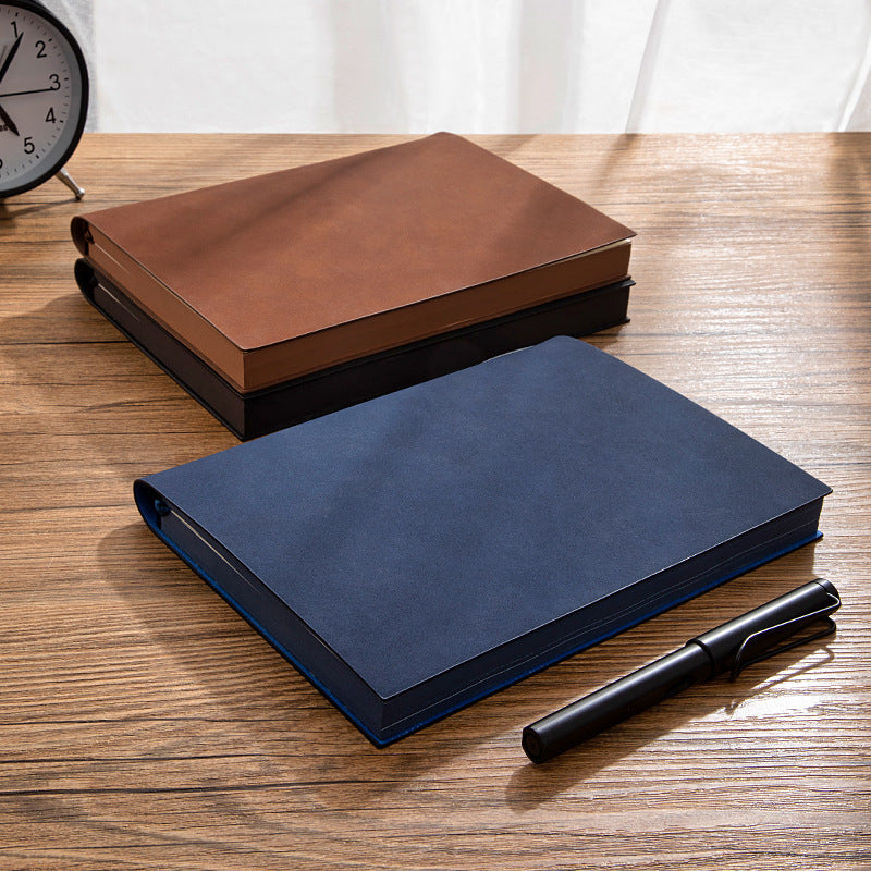 Creative A5 Business Notebook, Sheepskin Diary, Retro Art Leather Notepad