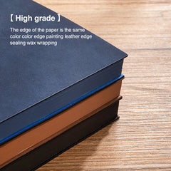 Creative A5 Business Notebook, Sheepskin Diary, Retro Art Leather Notepad