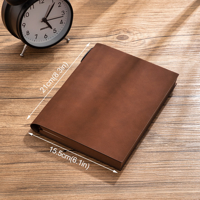 Creative A5 Business Notebook, Sheepskin Diary, Retro Art Leather Notepad