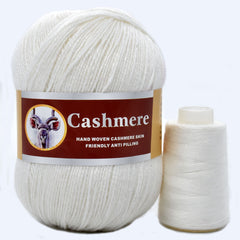 Hand Knitted Cashmere Yarn Anti Pilling Wool Middle Thick Crochet Yarn