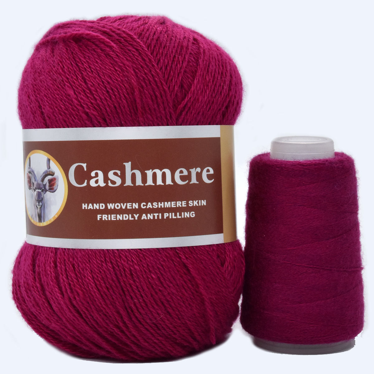 Hand Knitted Cashmere Yarn Anti Pilling Wool Middle Thick Crochet Yarn